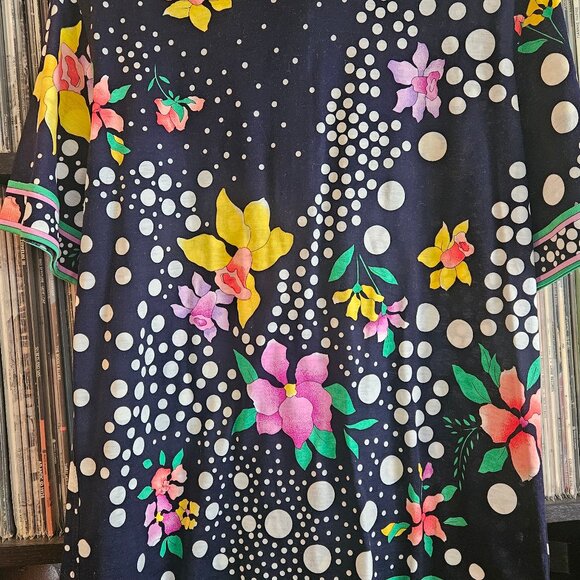 Very Rare Courbet Printed Silk Blouse Made in Japan - Picture 8 of 8